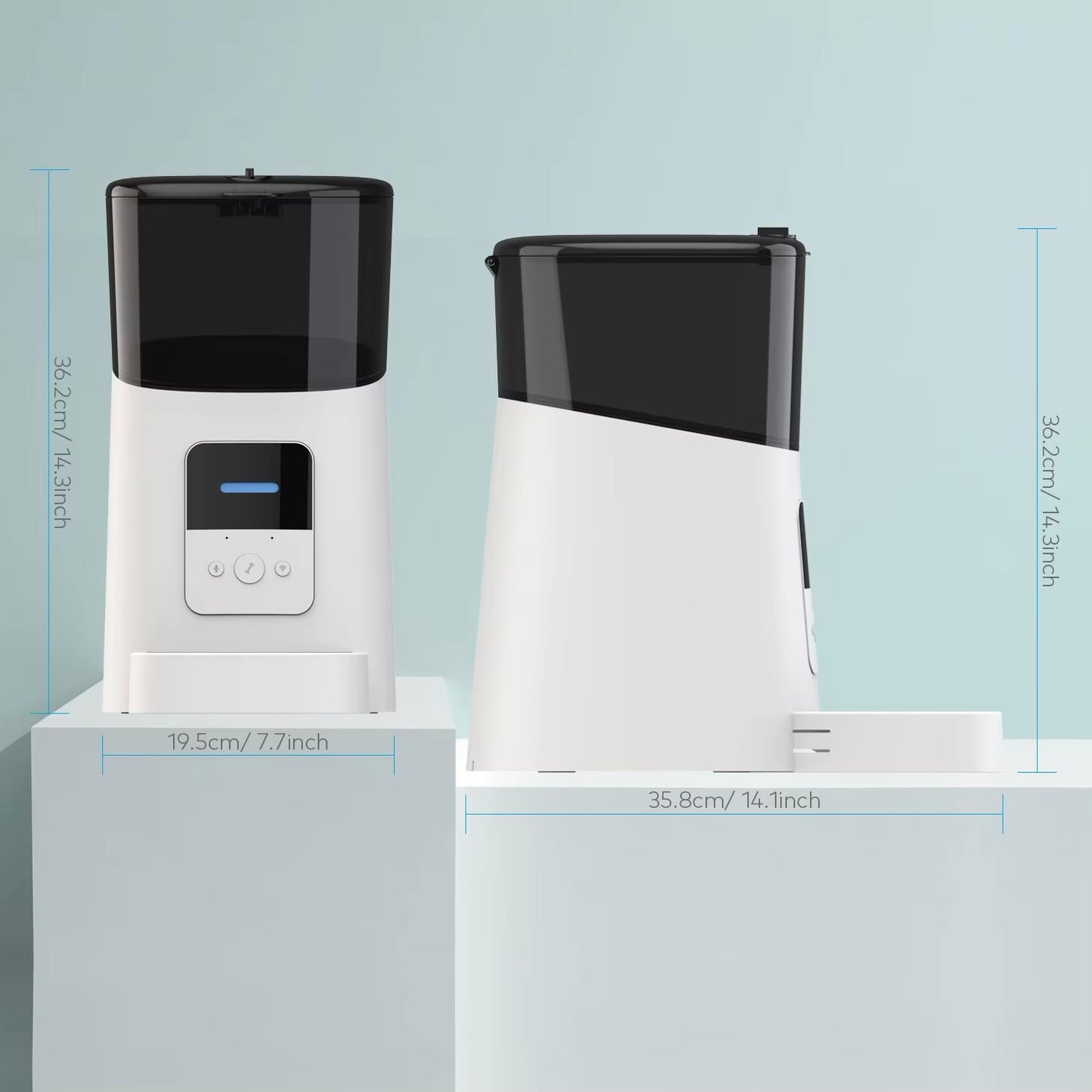 Iteration Amazon hot-selling pet feeder automatic feeder pet smart feeder