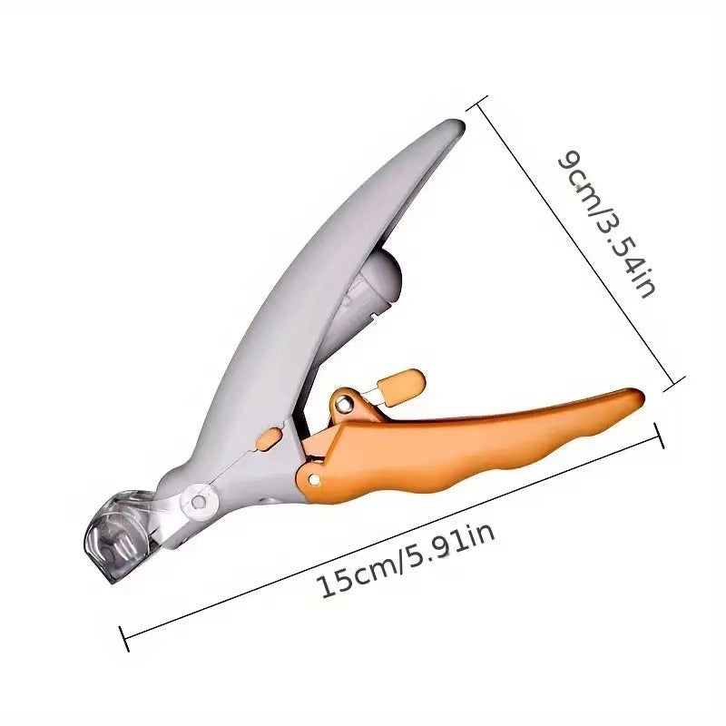 LED Pet Nail Clippers with LED light pet cat and dog nail clippers polishing pet cleaning supplies