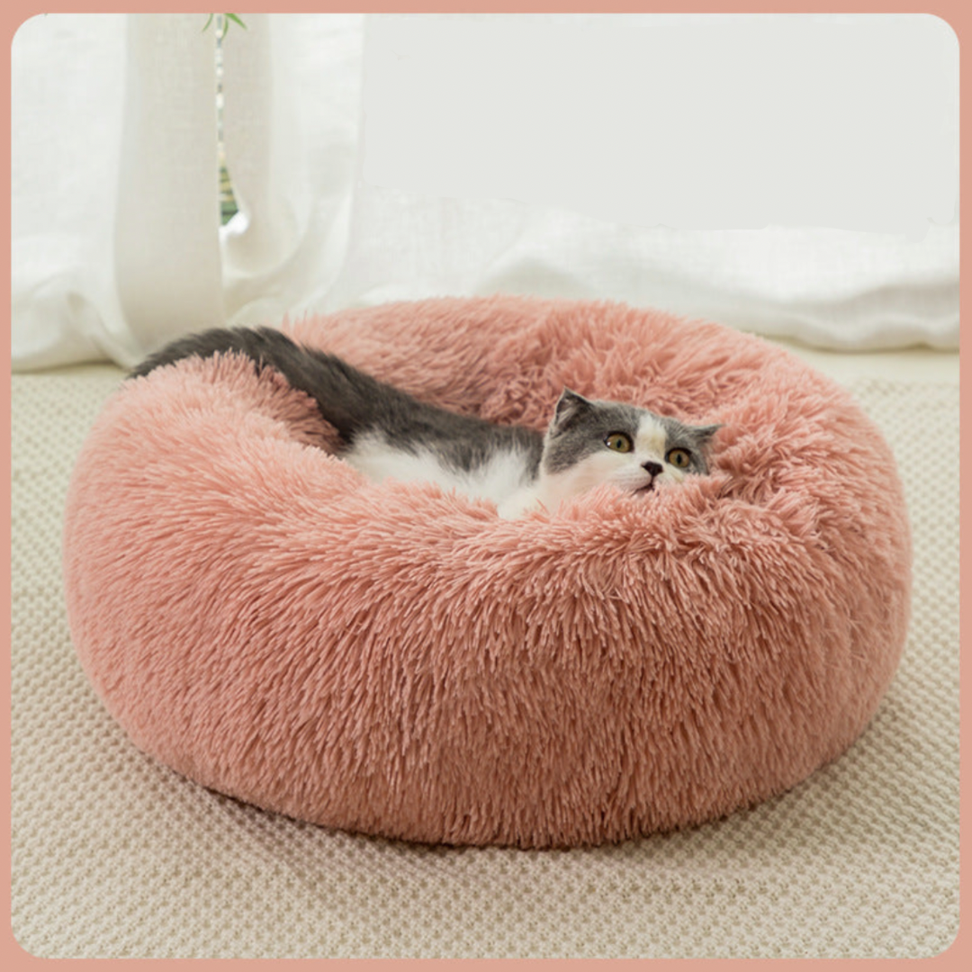 Removable and washable pet kennel cat kennel dog kennel plush winter warm detachable pet mat pet supplies cat house