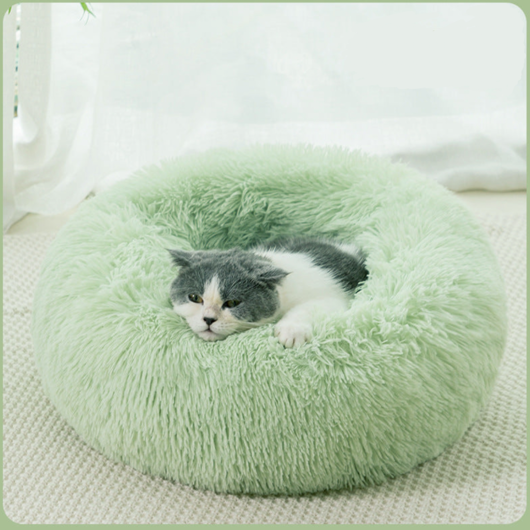 Removable and washable pet kennel cat kennel dog kennel plush winter warm detachable pet mat pet supplies cat house
