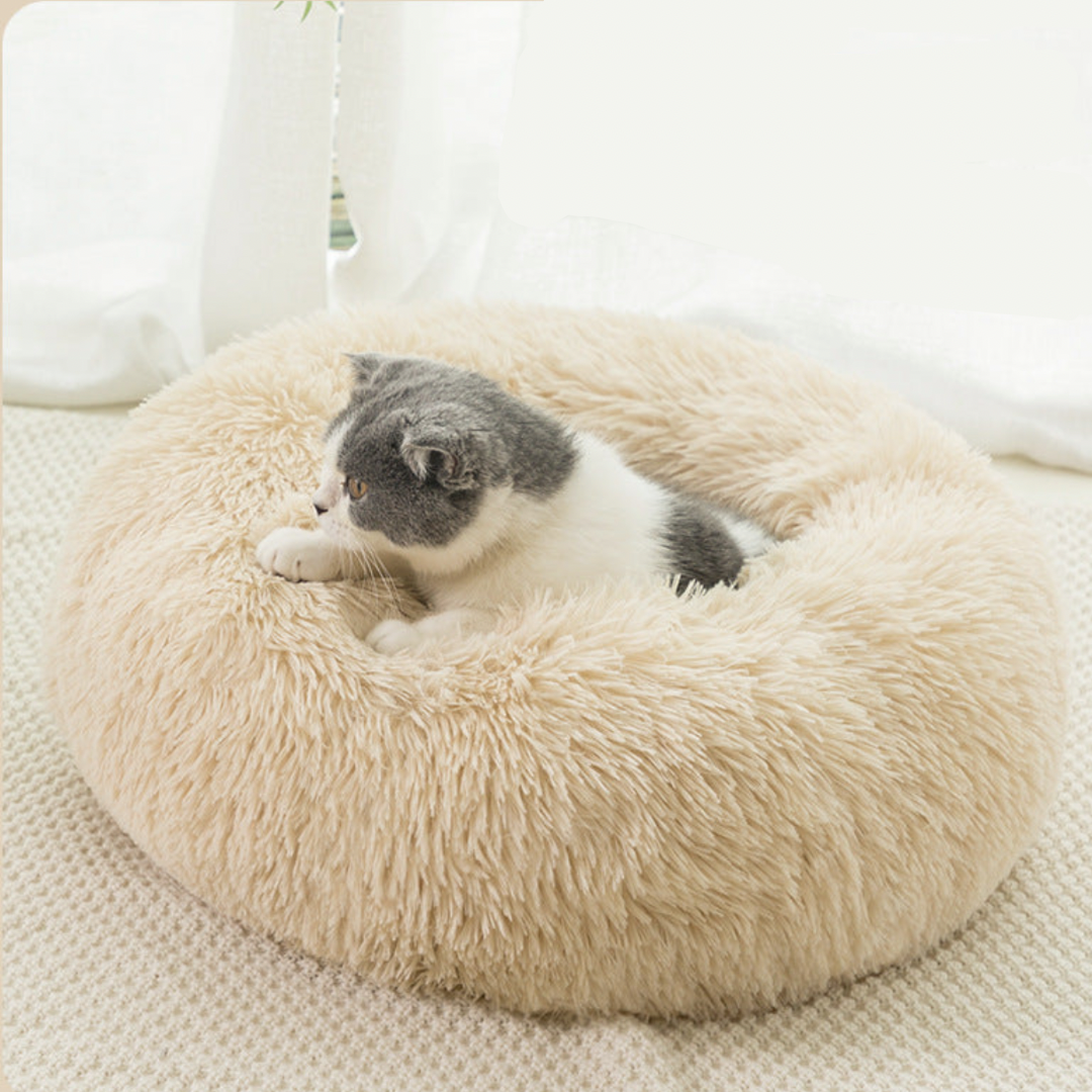 Removable and washable pet kennel cat kennel dog kennel plush winter warm detachable pet mat pet supplies cat house