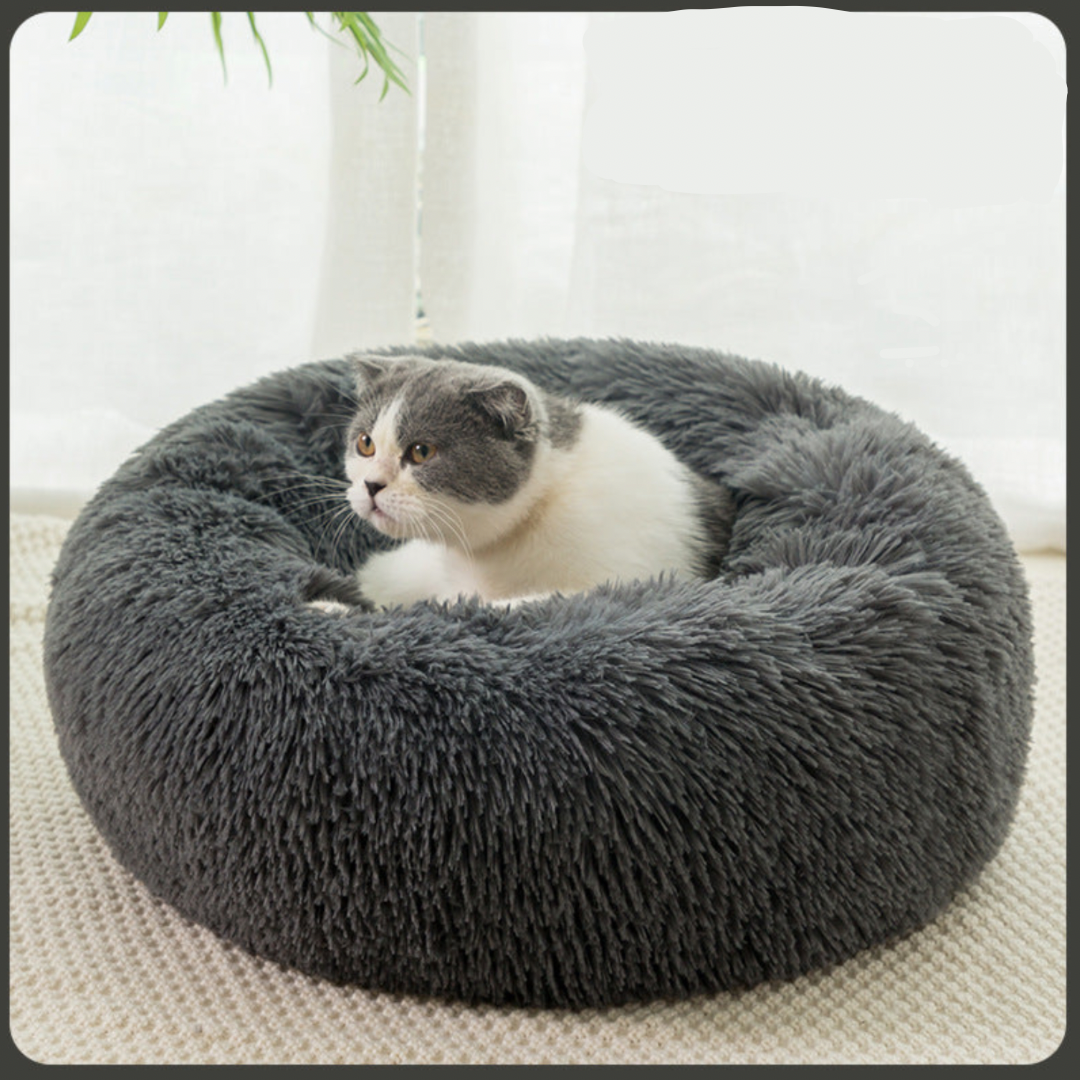 Removable and washable pet kennel cat kennel dog kennel plush winter warm detachable pet mat pet supplies cat house