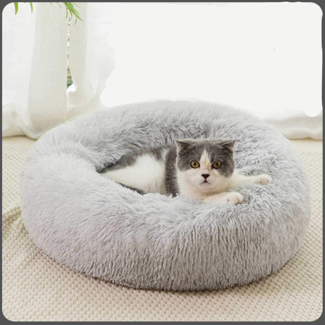 Removable and washable pet kennel cat kennel dog kennel plush winter warm detachable pet mat pet supplies cat house