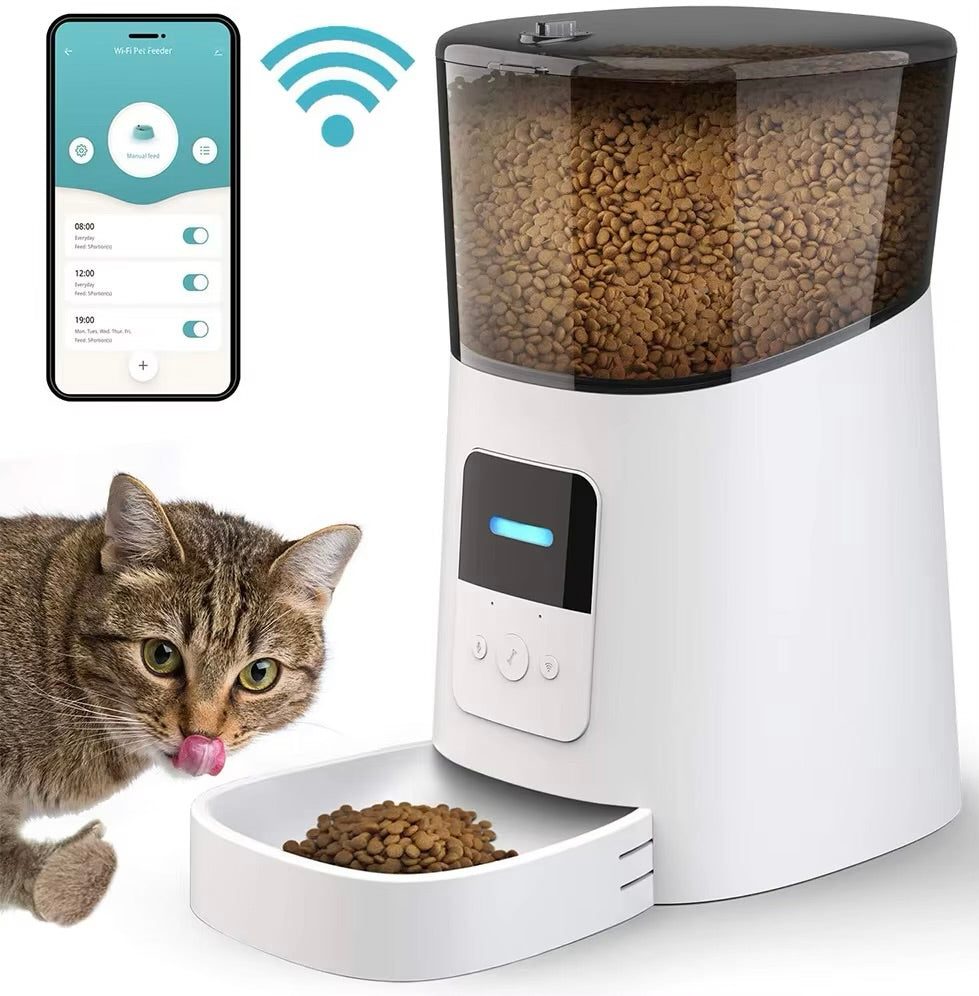 Iteration Amazon hot-selling pet feeder automatic feeder pet smart feeder
