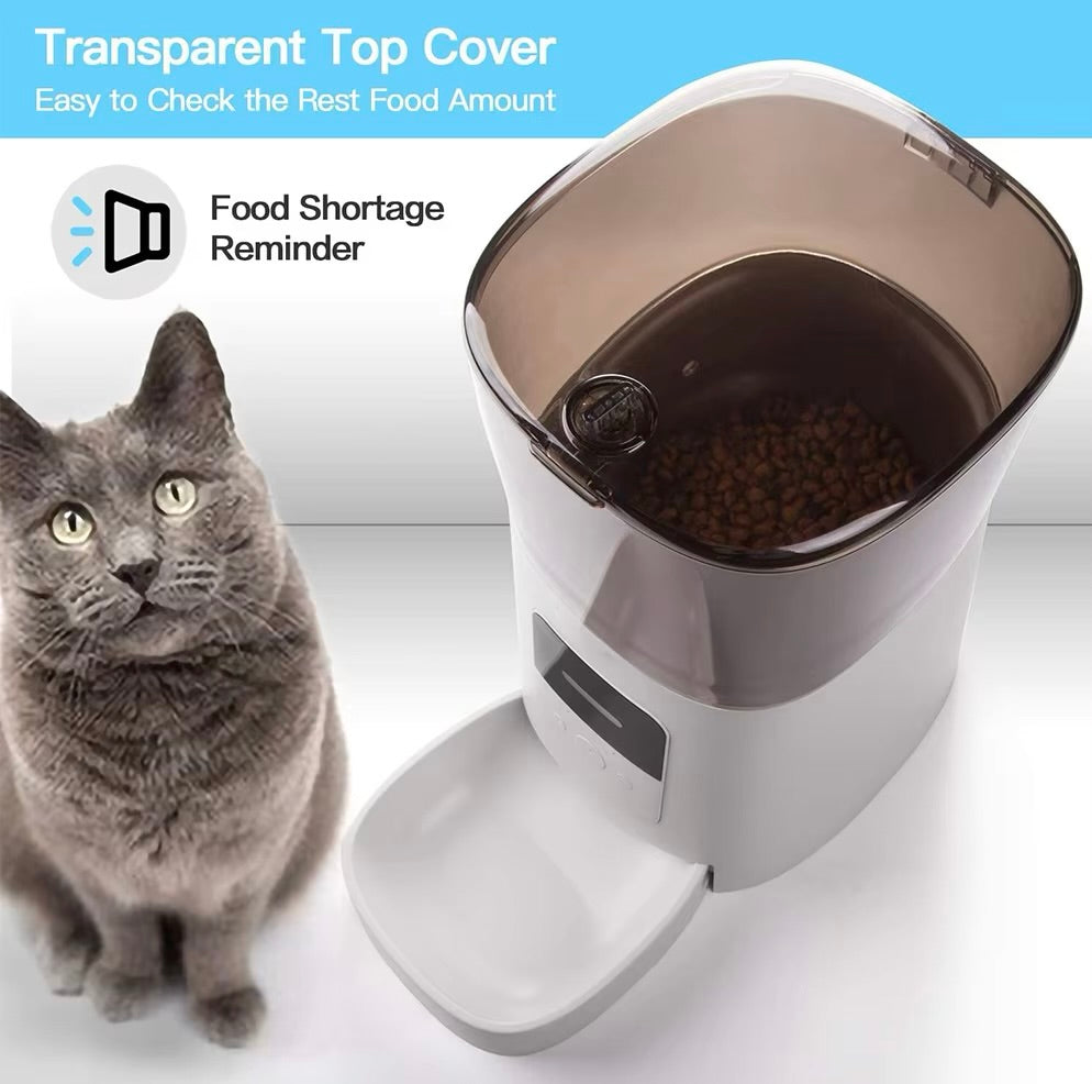 Iteration Amazon hot-selling pet feeder automatic feeder pet smart feeder